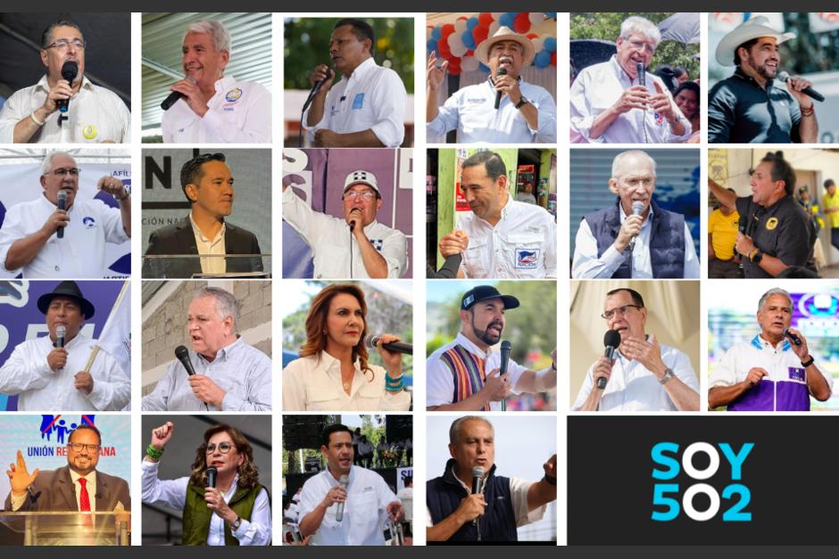 Los 22 candidatos presidenciales han presentado sus principales propuestas, varias de ellas coinciden en los temas. (Foto: Soy502)