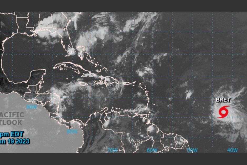 La depresión tropical Tres se convirtió en la tormenta Bret. (Foto: captura de video)