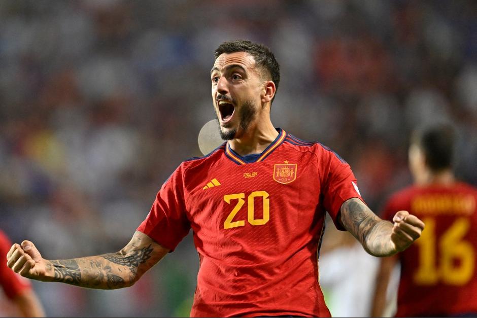 Joselu con la selecci&oacute;n de Espa&ntilde;a. (Foto: AFP)
