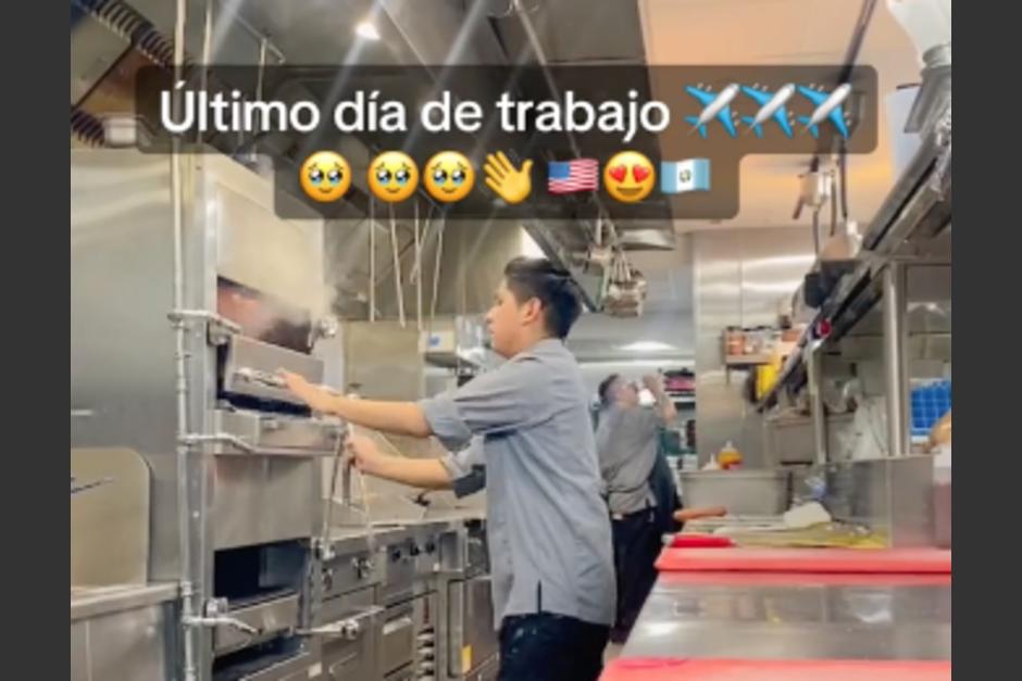 El chef guatemalteco se despidió de Estados Unidos, luego de cuatro años viviendo ahí. (Foto: captura de video)