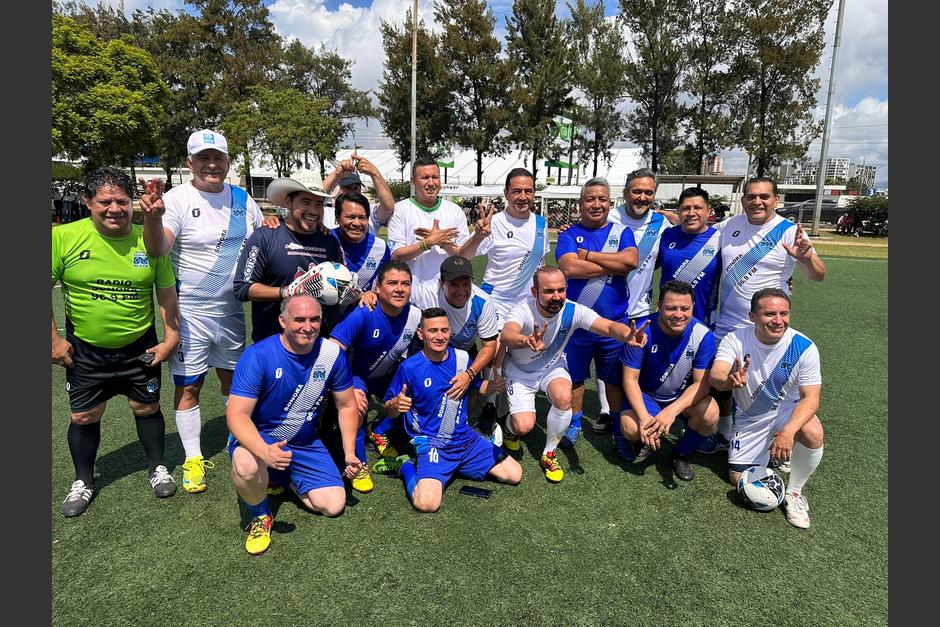 Los presidenciables previo al partido amistoso. (Foto: Redes Sociales)