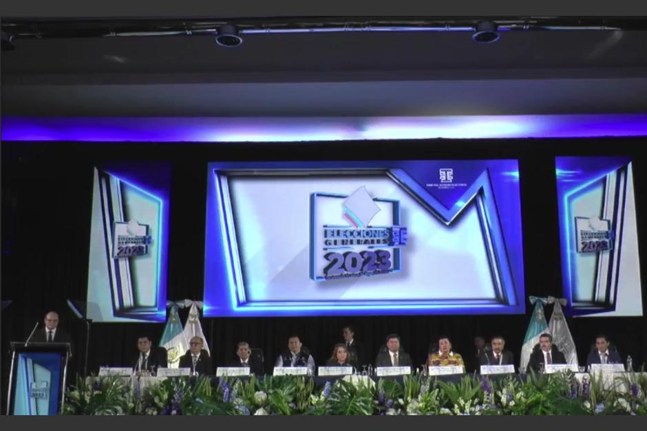 El TSE realizó el bloqueo del programa informático de Transmisión de Dato. (Foto: Captura de video)