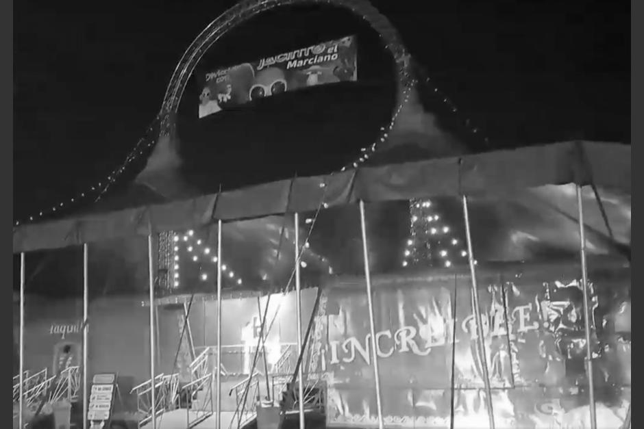 Tres hombres que sal&iacute;an de una funci&oacute;n de circo fueron atacados en la zona 17 de la Ciudad de Guatemala. (Foto: captura de video)