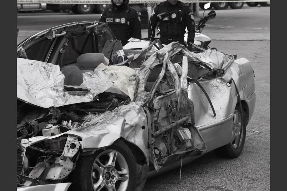 Identifican a conductor que perdió la vida en un accidente de tránsito ocurrido en la ruta al Atlántico. (Foto: Bomberos Municipales)