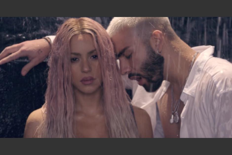 Manuel Turizo y Shakira conquistan a sus fan&aacute;ticos con su colaboraci&oacute;n musical "Copa Vac&iacute;a". (Foto: captura de pantalla)&nbsp;
