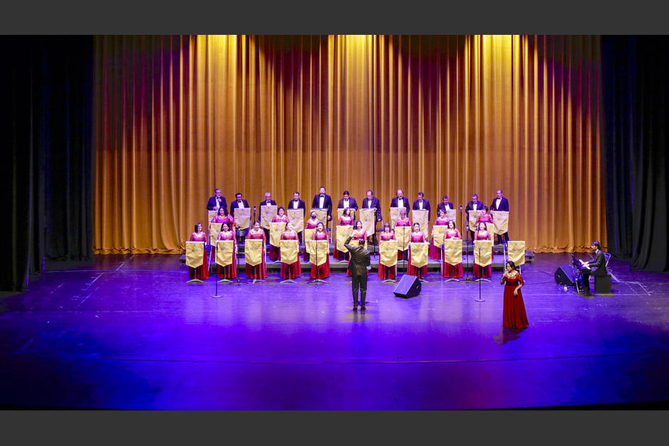 El Coro Nacional de Guatemala cautivó a la audiencia con su recital "Temas de Película". (Foto: Ministerio de Cultura)
