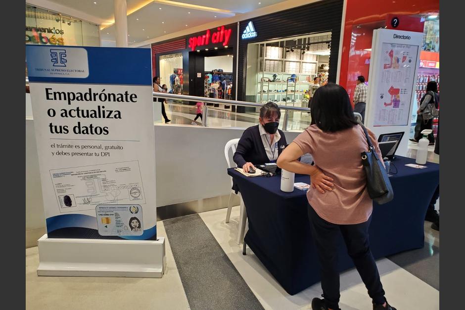 TSE realiza jornadas de empadronamiento a nivel nacional y en Estados Unidos. El padrón electoral se cerrará el 25 de marzo. (Foto: TSE)
