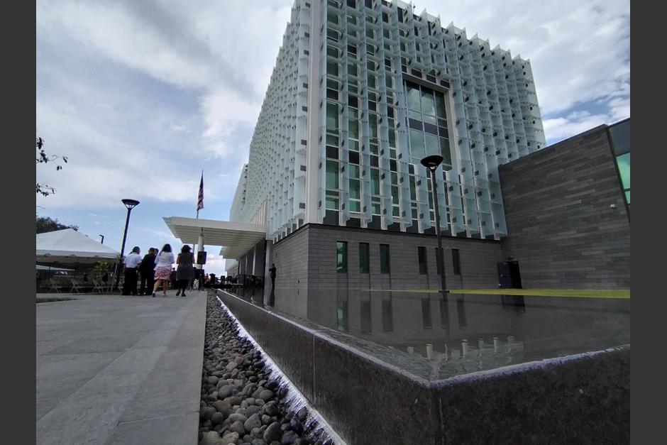 La nueva sede de la Embajada de EE.UU. en Guatemala fue inaugurada este jueves 16 de marzo. (Foto: Jessica Gramajo/Soy502)