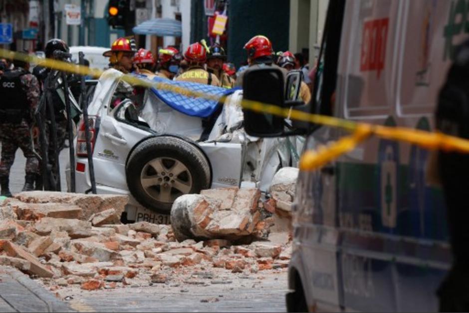 El terremoto en Ecuador ha dejado víctimas mortales. (Foto: AFP)