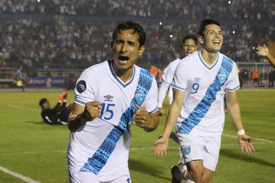 La selección de Guatemala venció a Guayana Francesa 4 a 0 y clasificó a la Copa Oro. (Foto: Fedefut)