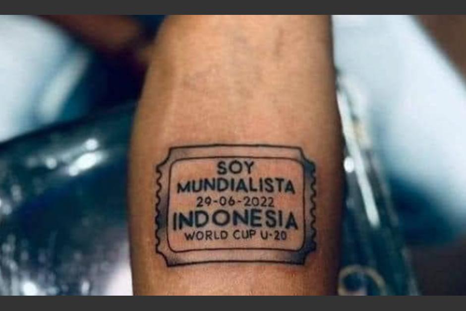El seleccionado Sub20, Figo Monta&ntilde;o se tatu&oacute; el boleto al Mundial Sub20 que en ese entonces ten&iacute;a sede a Indonesia. (Foto: Instagram)