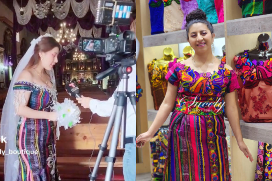 Así fue el detrás de cámara de la realización de los vestidos de novia hechos en Guatemala (Fotos: Sucely)