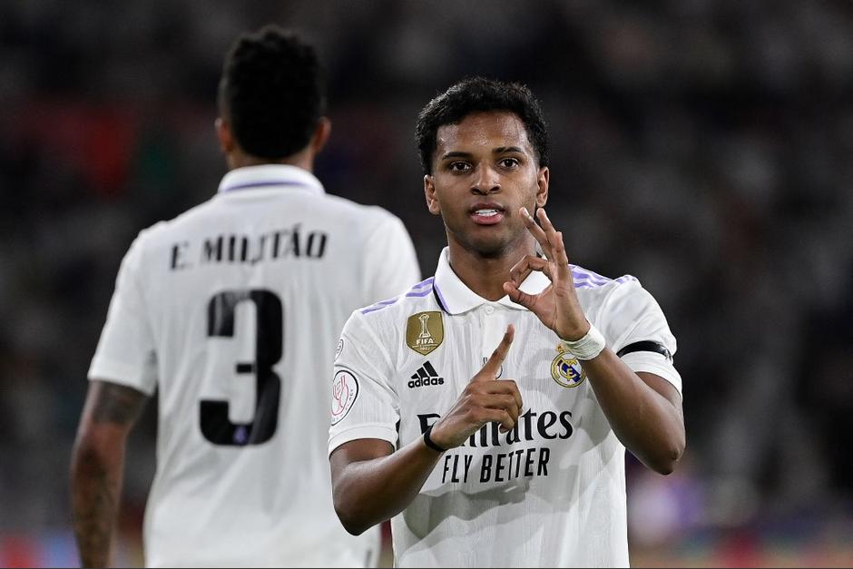 Rodrygo marc&oacute; un doblete en la final de la Copa del Rey. (Foto: AFP)