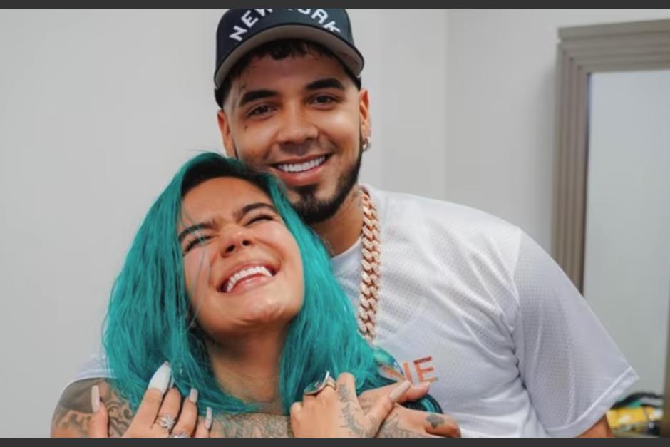 Anuel se dirigi&oacute; a Karol G durante un concierto que dio recientemente. (Foto: redes sociales)
