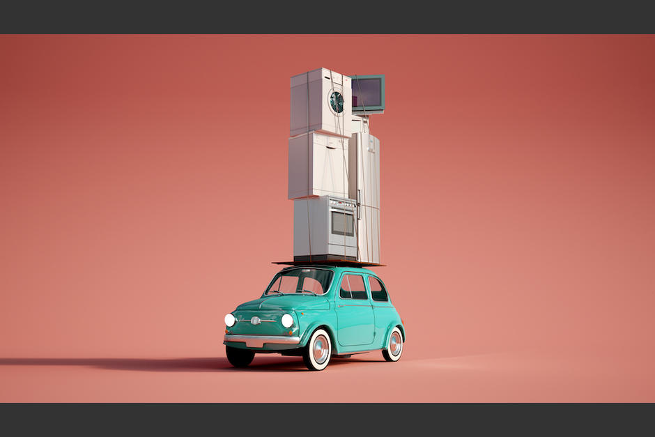 La curiosa manera de trasladar una lavadora en la ciudad de Guatemala se viraliz&oacute; en redes sociales. (Foto: Ilustrativa)&nbsp;