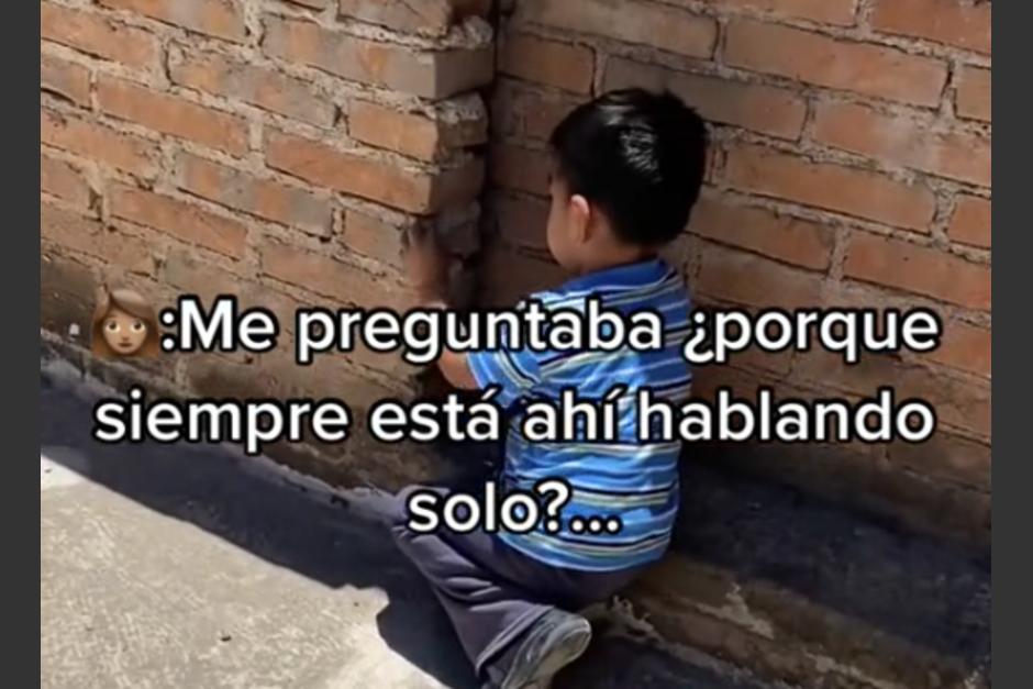 El video se volvi&oacute; viral por el motivo del ni&ntilde;o. (Foto: Captura de pantalla)&nbsp;