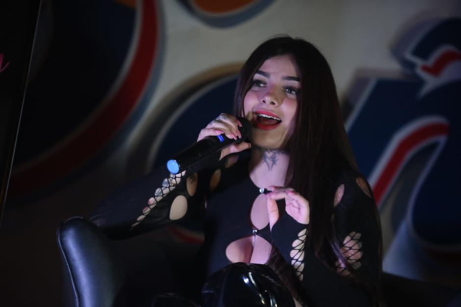 Karely se presentó en “Sí Señor” en la zona 11 de la ciudad. (Foto: Wilder López/Soy502)