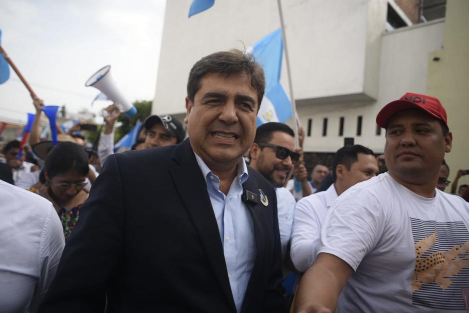 La candidatura presidencial de Carlos Pineda fue suspendida por un amparo provisional otorgado al partido Cambio, de los hijos de Manuel Baldizón. (Foto: Wilder López/Soy502)