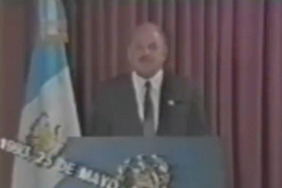 El 25 de mayo de 1993, el entonces presidente Jorge Serrano Elías anunció un golpe de Estado llamado "El Serranazo". (Foto: captura de pantalla)