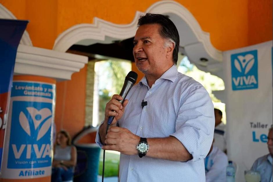 Alfonso Portillo fue postulado como candidato a diputado por el partido Viva. (Foto: Facebook/VivaZacapa)