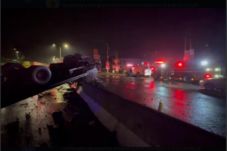 El accidente se registró durante la madrugada de este sábado 27 de mayo. (Foto: CBV)&nbsp;