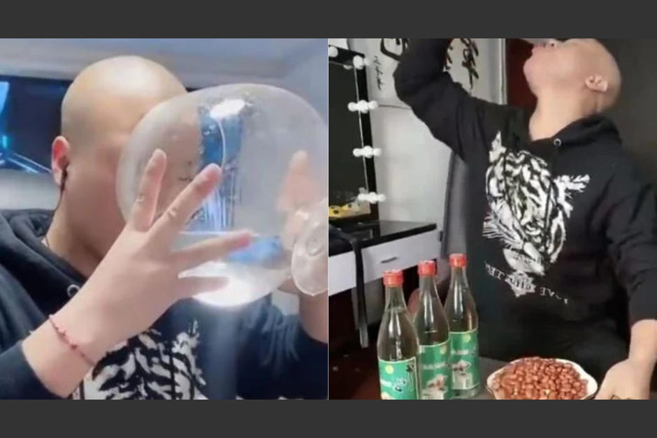 El influencer falleci&oacute; a pocos minutos de finalizar el peligroso reto de TikTok, hecho que caus&oacute; conmoci&oacute;n en China. (Foto: redes sociales)&nbsp;