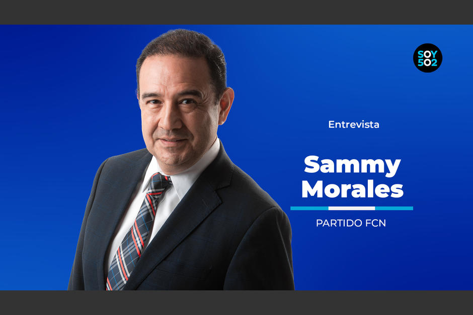 Sammy Morales es el candidato presidencial del partido Frente de Convergencia Nacional (FCN) Nación. Este partido ya logró la máxima magistratura con Jimmy Morales, hermano del actual aspirante. (Foto: Wilder López/Soy502)