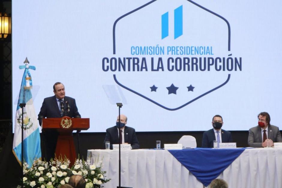 La Comisión Nacional contra la Corrupción fue creada por la administración de Alejandro Giammattei en 2020. (Foto: Archivo/Soy502)