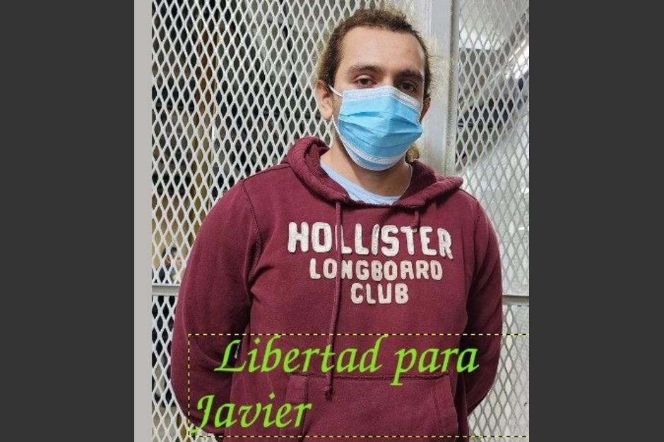 Javier de León, estudiante de la Universidad de San Carlos fue capturado. (Foto: redes sociales)