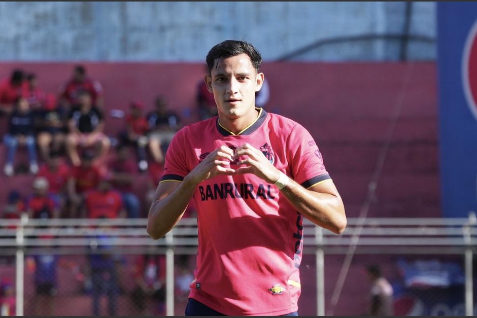 José "El Flaco" Martínez fue el goleador del Torneo Apertura 2023. (Foto: @Rojos_Municipal)
