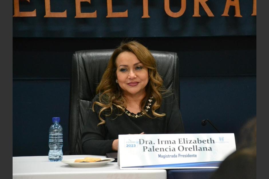 La magistrada Irma Palencia entregará la Presidencia del TSE el próximo 26 de octubre. (Foto: TSE)