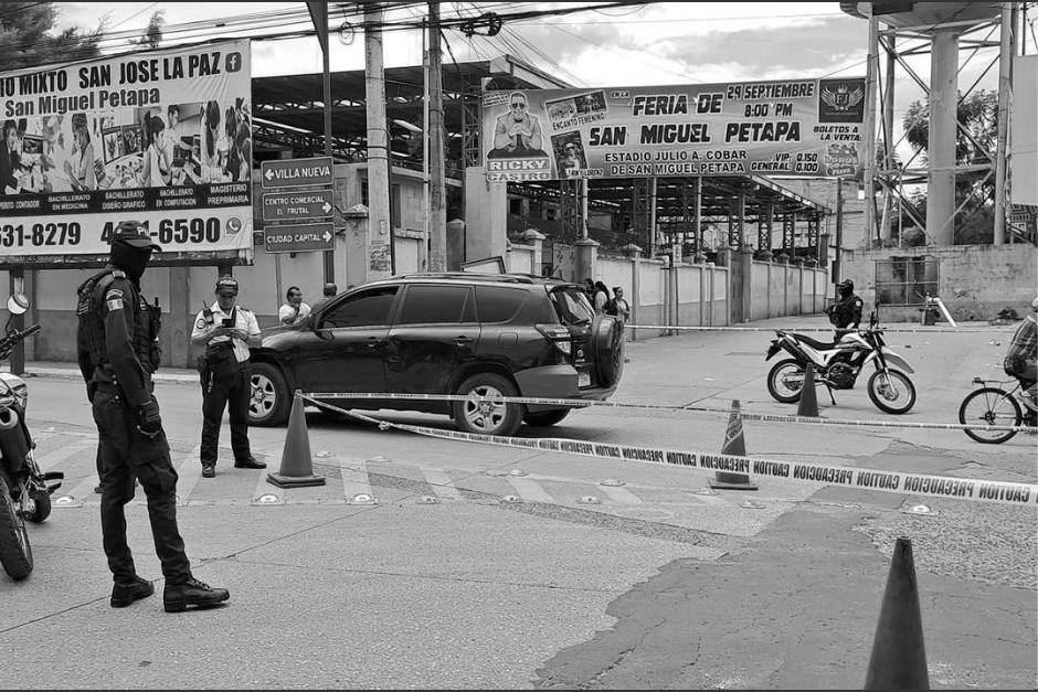 Dos supuestos sicarios protagonizaron un ataque armado en San Miguel Petapa. (Foto: RRSS)