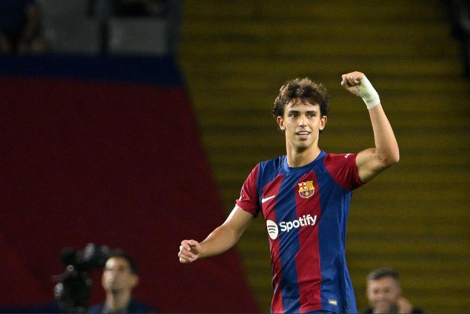 Joao Félix consiguió la primera anotación del FC Barcelona ante el Royal Antwerp. (Foto: AFP)