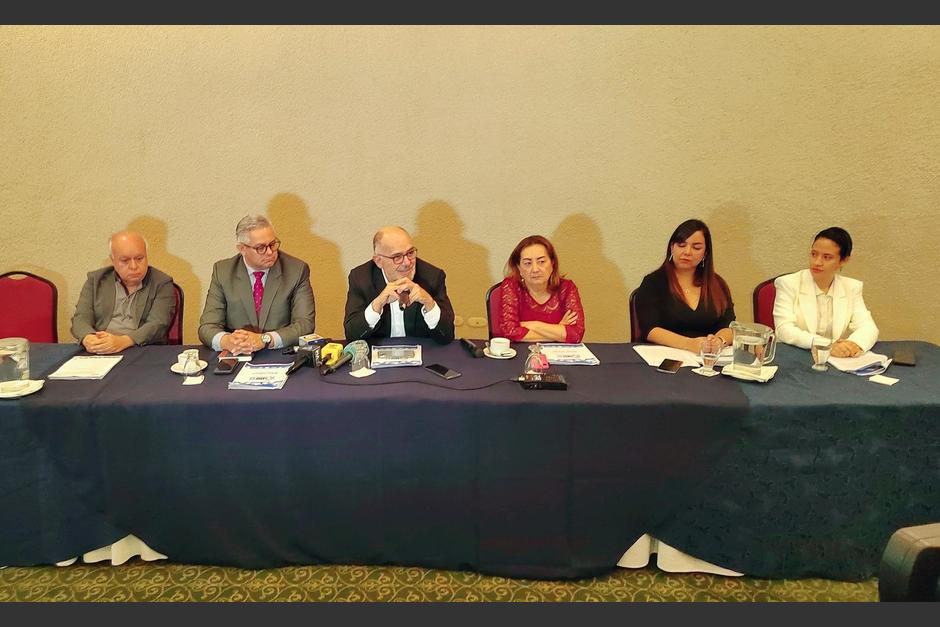 Integrantes de la Misión de Observación Electoral de Guatemala presentaron su octavo informe. (Foto: Guatemala Visible)