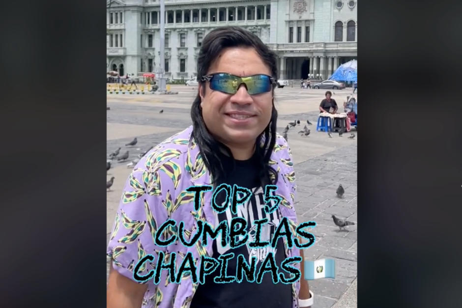 El comediante Christian Sotomayor, conocido como "El cumbias", lanz&oacute; su top de Guatemala. (Foto: TikTok)