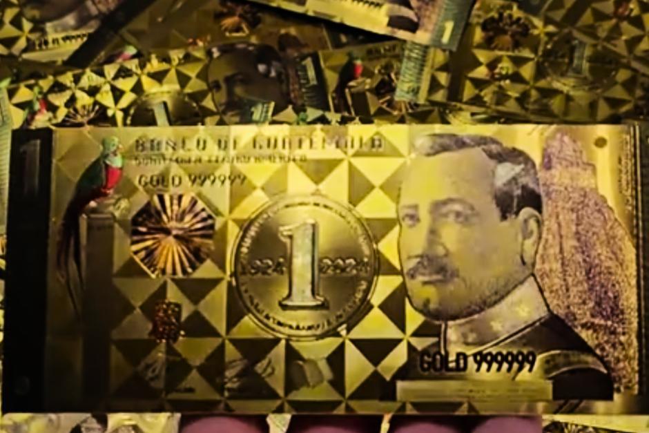 El billete conmemorativo "dorado" de Q1 ha sido de los más cotizados por los guatemaltecos. (Foto: Archivo/Soy502)&nbsp;