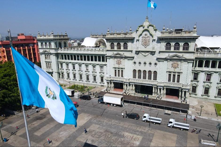 Los preparativos para el cambio de mando de este 14 de enero se intensifican en el Centro Hist&oacute;rico. (Foto: AFP)