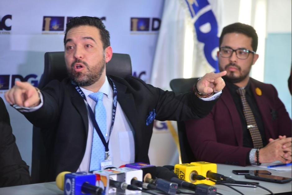 Una fotografía de Francis Argueta, jefe de Aeronáutica Civil, se hizo viral en redes sociales tras el inesperado anuncio del presidente Bernardo Arévalo. (Foto: Archivo/Soy502)&nbsp;