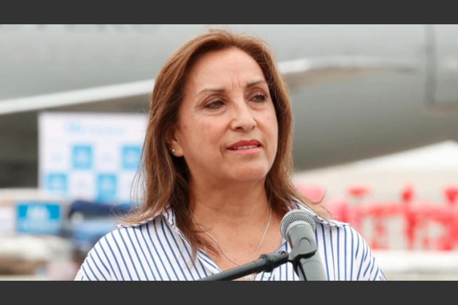 &nbsp;La presidenta de Perú, Dina Boluarte. (Foto: AFP)