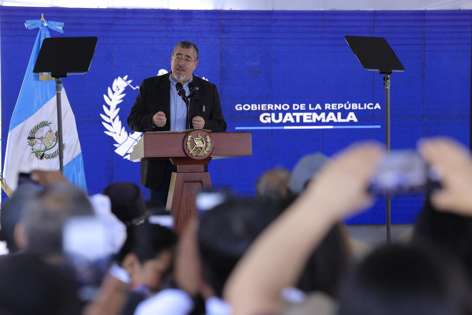 El presidente Bernardo Arévalo realizó una gira en Sololá. (Foto: Ejecutivo)
