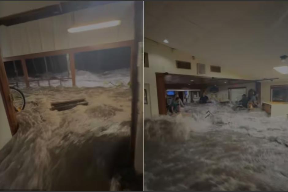 Olas enormes golpean base militar. (Foto: Instagram/@worldmaverik)