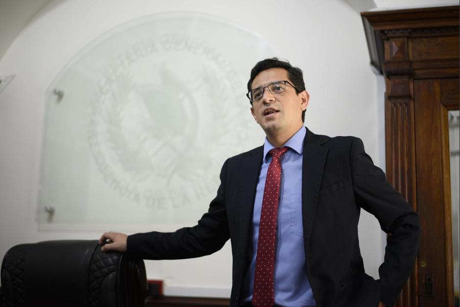 Juan Gerardo Guerrero Garnica, quien era el abogado de Semilla, ahora es el Secretario General de la Presidencia. (Foto: Wilder López/Soy502)