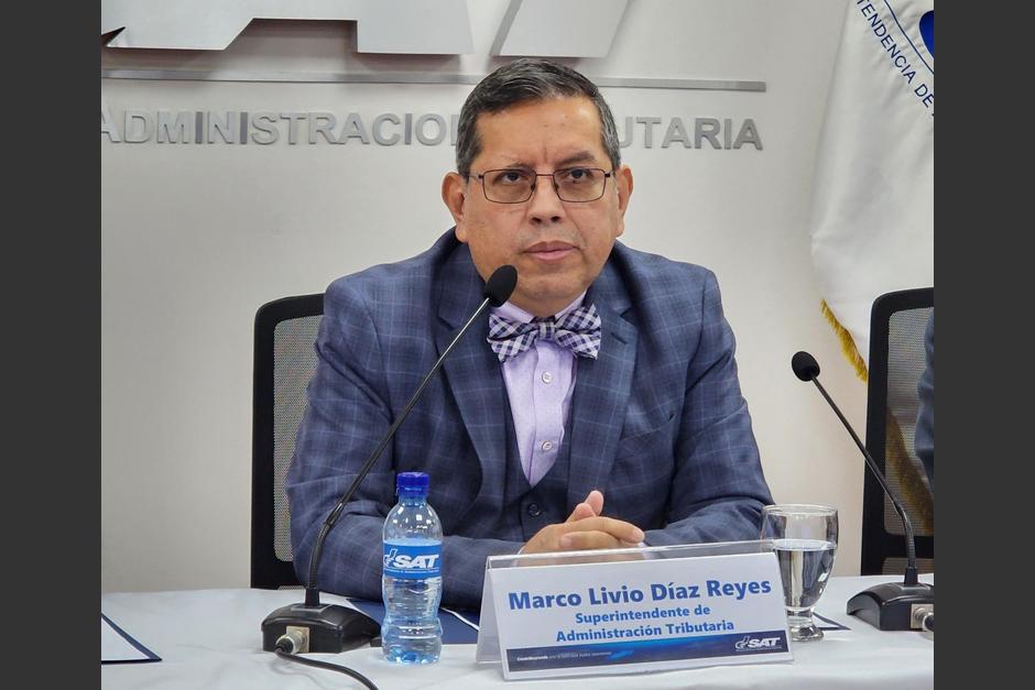 Marco Livio D&iacute;az, jefe de la SAT ser&aacute; evaluado en la presente semana por el directorio. (Foto: SAT)