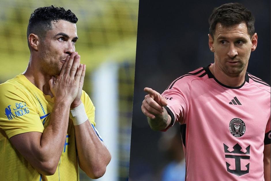 Ni Cristiano Ronaldo, ni Leo Messi entraron de titulares en el partido del Inter Miami - Al-Nassr. (Foto: TN)