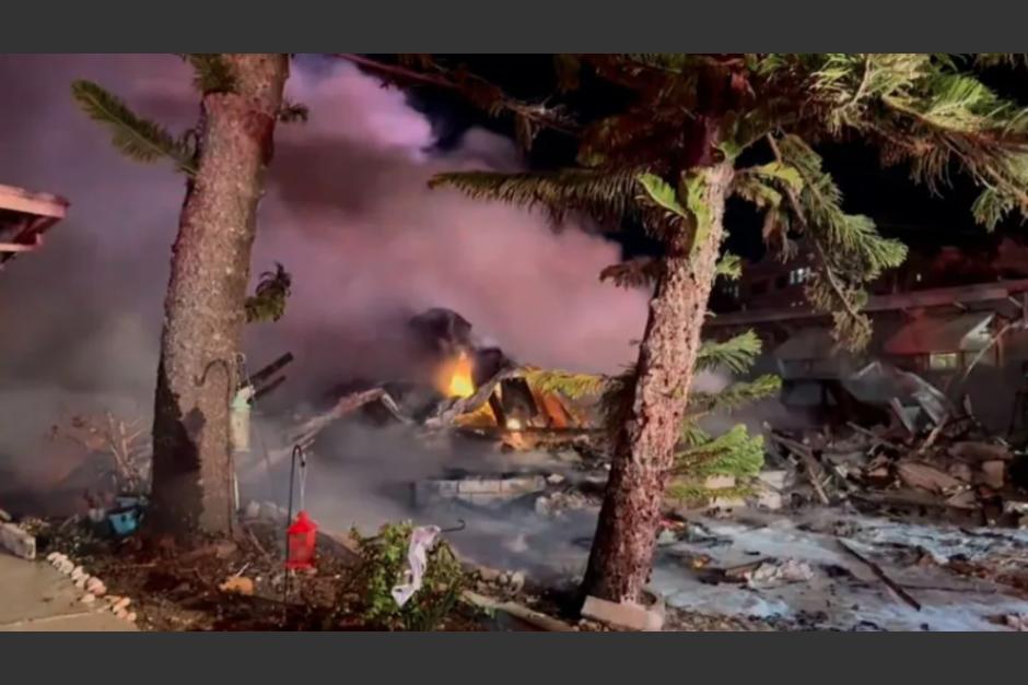 Avioneta se estrell&oacute; contra casas rodantes en Florida.&nbsp;(Foto: Cipo360)