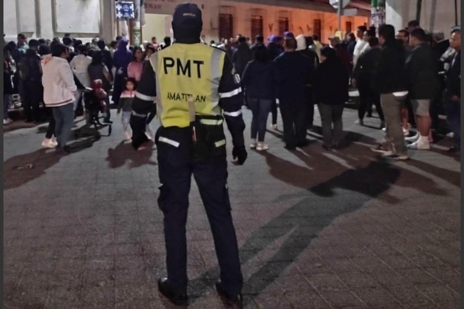 Un PMT de Amatitlán y un motorista protagonizaron una brutal pelea. (Foto ilustrativa: PMT de Amatitlán)&nbsp;