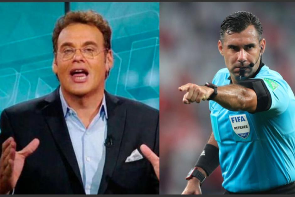 El árbitro guatemalteco Mario Escobar fue criticado por su actuación en el juego de México. (Foto: ESPN)