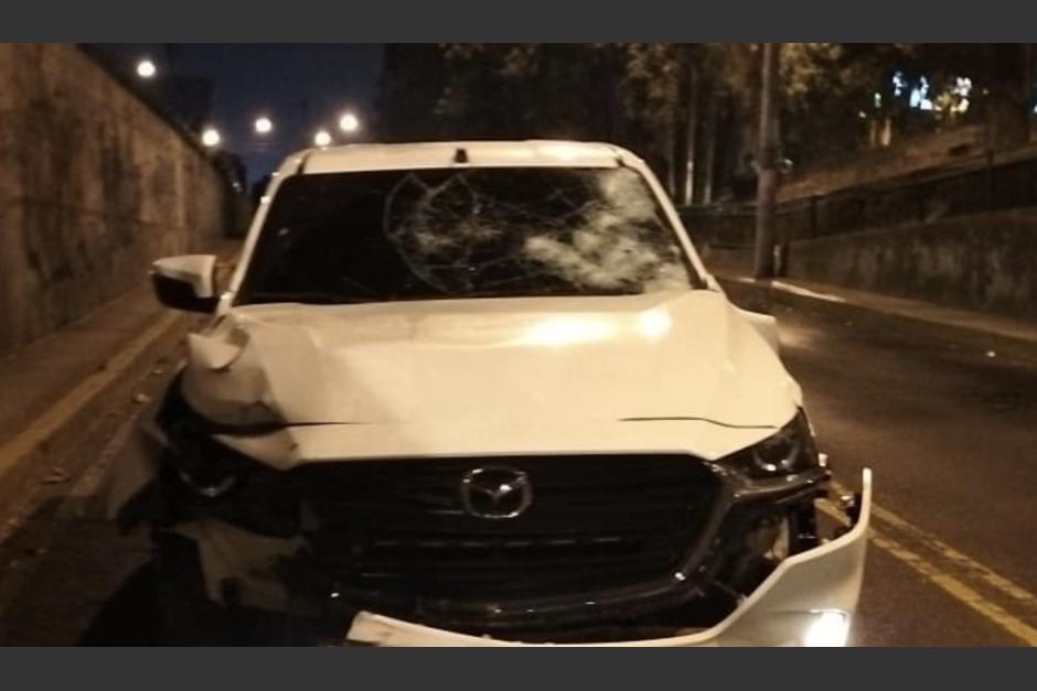 Las autoridades de tránsito notificaron a la PNC.&nbsp; (Foto: Amilcar Montejo/PMT)&nbsp;