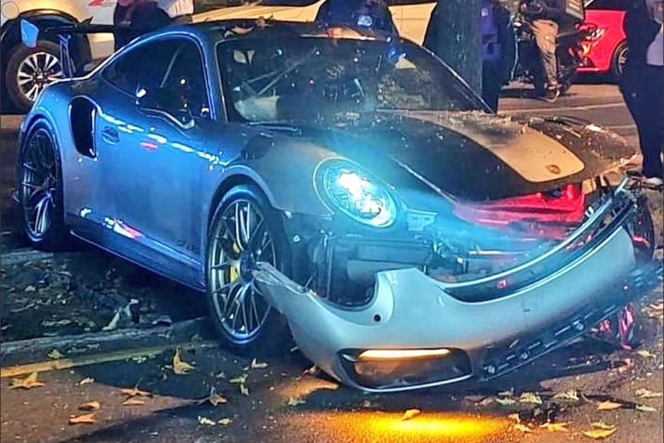 Nuevos detalles salieron a la luz pública sobre el Porsche que chocó en zona 14. (Foto: redes sociales)&nbsp;