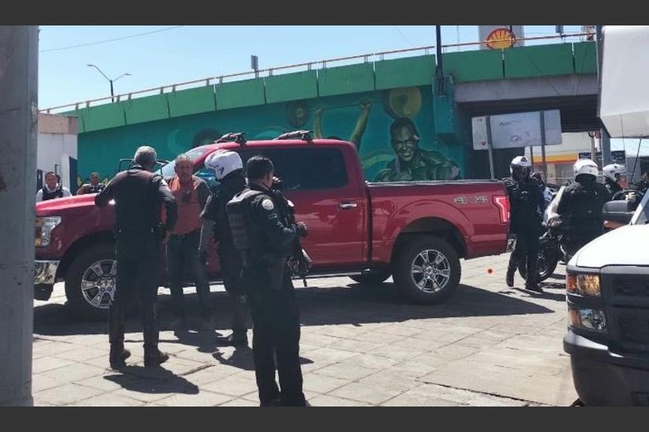 El responsable del percance intent&oacute; escapar, pero fue perseguido y acorralado por las autoridades. (Foto: Polic&iacute;a Nuevo Le&oacute;n)
